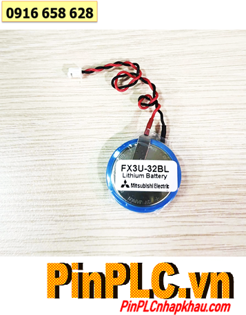 Mitsubishi FX3U-32BL, Pin nuôi nguồn Mitsubishi FX3U-32BL lithium 3v (Zắc cắm) chính hãng 